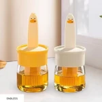 2 IN 1 Oil Dispenser Bottle with Silicone Basting Brush