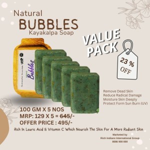 Bubbles Coconut Milk Kayakalpam Soap