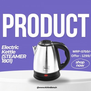 Electric Kettle (STEAMER 1801)