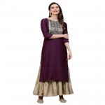 Women's Yoke Design Straight Kurta