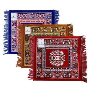 SET OF 3 PRAYER MAT  ASSAN PUJA MAT