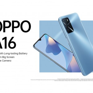Oppo A16 (Pearl Blue, 4GB RAM, 64GB Storage)
