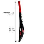 ISG Cricket bat, Plastic Bat Full Size Power Hitter for 15+ Age Groups