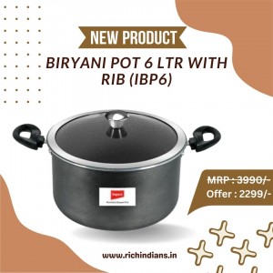 Biryani Pot 6 Ltr With RIB (IBP6)