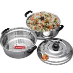 Idli Idly Maker Cooker Blueberryâ€™s 30 cm Stainless Steel Steamer Pasta, Vegetable, Momo, Idli Idly Maker Cooker