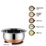 Copper Bottom Urli with lid 5 PCS